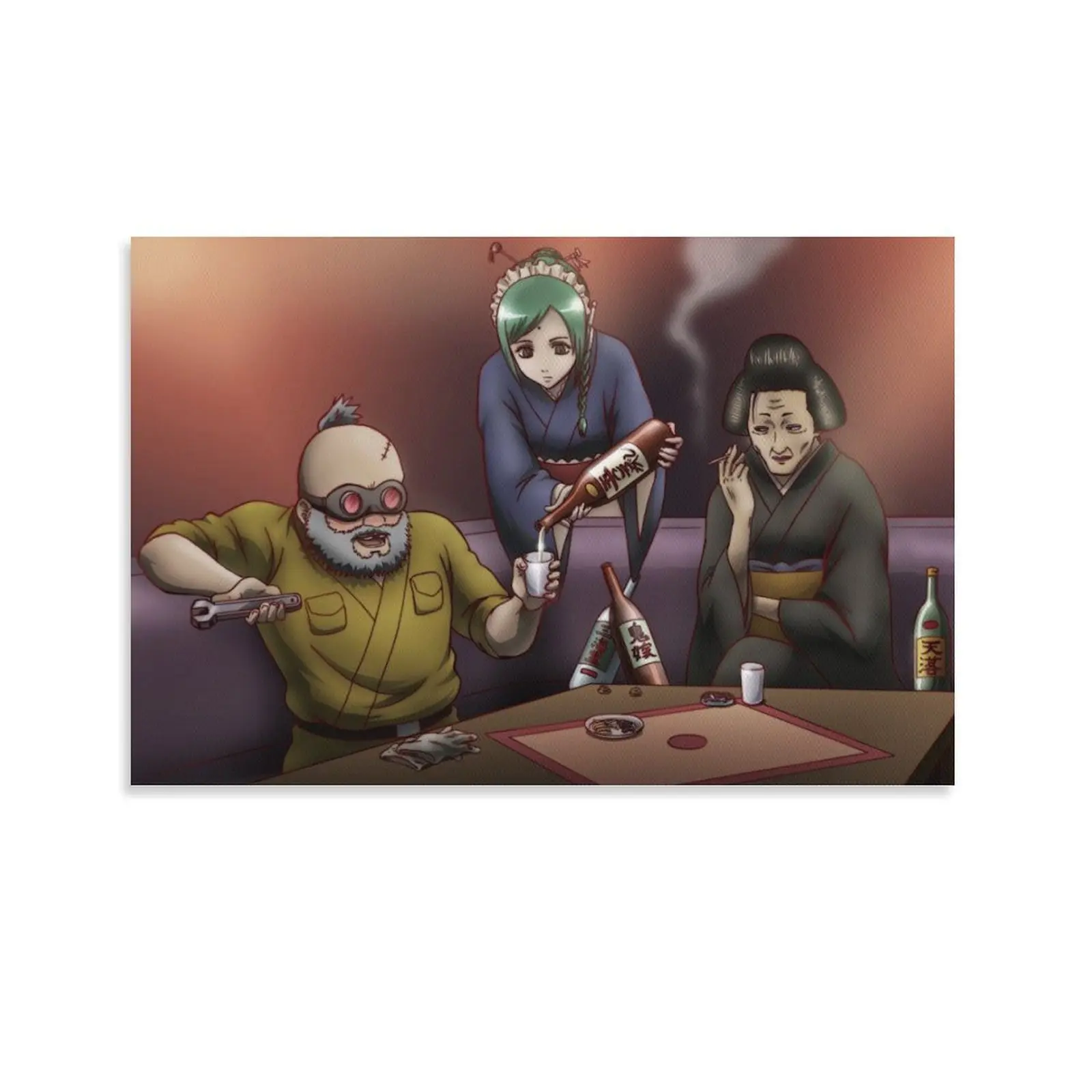 GINTAMA Anime Manga Poster (12) Poster Print Painting Canvas Wall Art Home Decor Posters