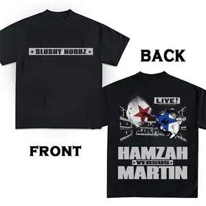 HAMZAH MARTIN Slushy Noobz 2 Side Shirt - Hamzah The Fantastic - Martin The Kid Unisex Heavy Cotton Tee
