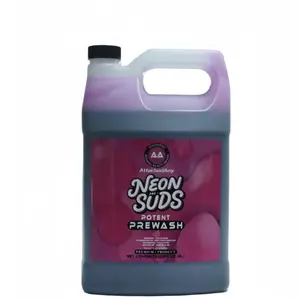 【AttachedAny】Pink Foam Pre-wash Solution, High-foam, pH-neutral Car Wash Shampoo for Foam Washers, Pink Foam Car Wash, High-gloss Car Wash & Wax, Suitable for Cars, Trucks, and Motorcycles.
