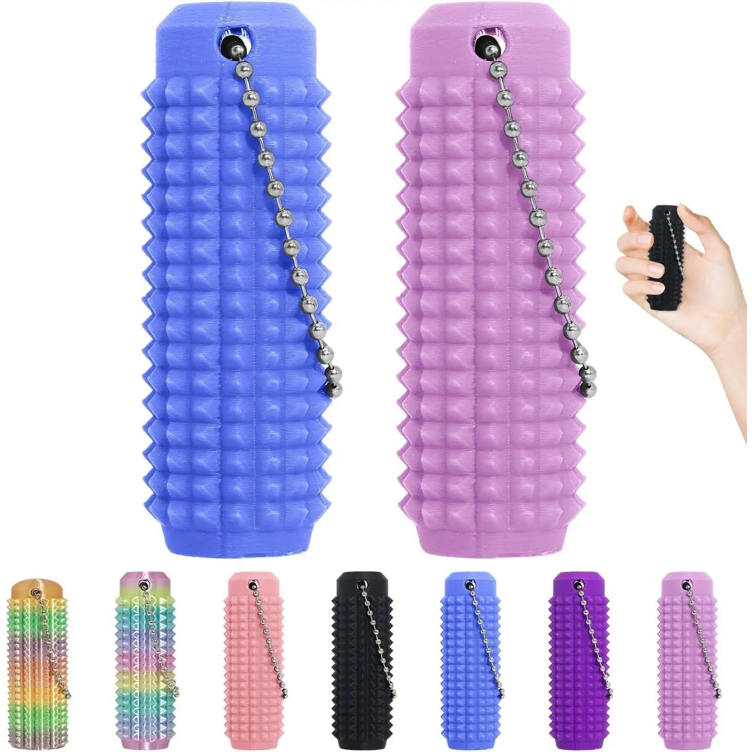 Blue and Purple 2pcs