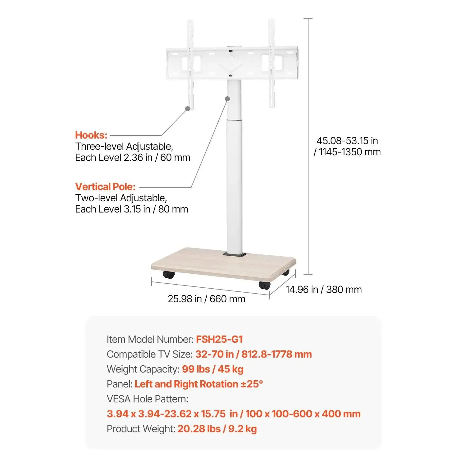 Single Bracket/One-Layer Tray
