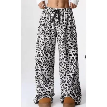 Black and white leopard