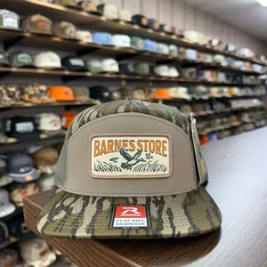 Barnes Woven Patch 7 Panel Hat - Bottomland