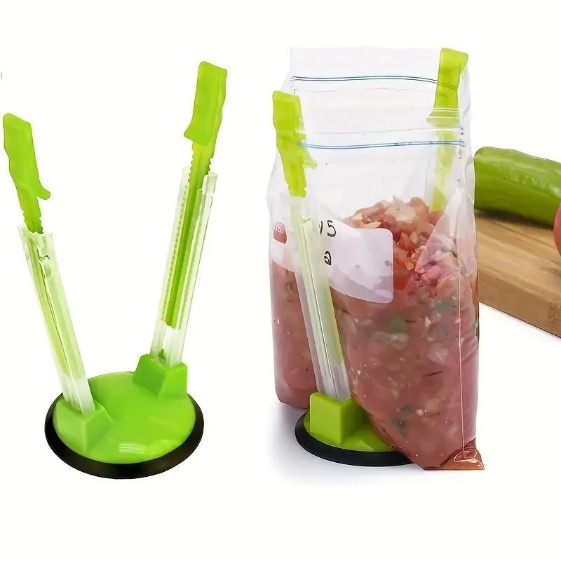 Ultimate Kitchen Gadget, Adjustable Plastic Bag Holder, Sandwich Holder, Food Storage Bag Clip, Home Use, Energy-Saving, Practical