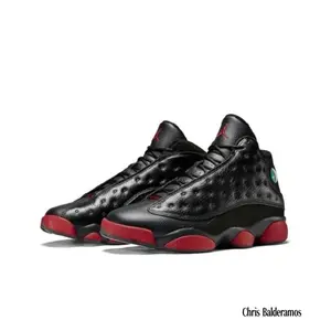 2011 Black and Red High-Top Retro Fashion Trendy Versatile Wear-resistant and Non-slip Basketball Shoes