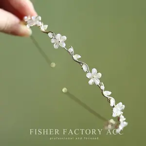 2026 Exquisite Elegant Pearl Rhinestone Flower Hairbands Headband Women Girls Hair Head Hoop Band Accessories Headdress Headwear