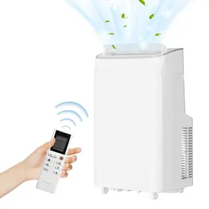 Portable Air Conditioner, 8150 BTUs (12,000 BTU ASHRAE) 3-In-1 Unit with Cooling Mode, Standard Plug and Window Kit, Cools Rooms Up to 550 Sq.Ft, Sleep Timer