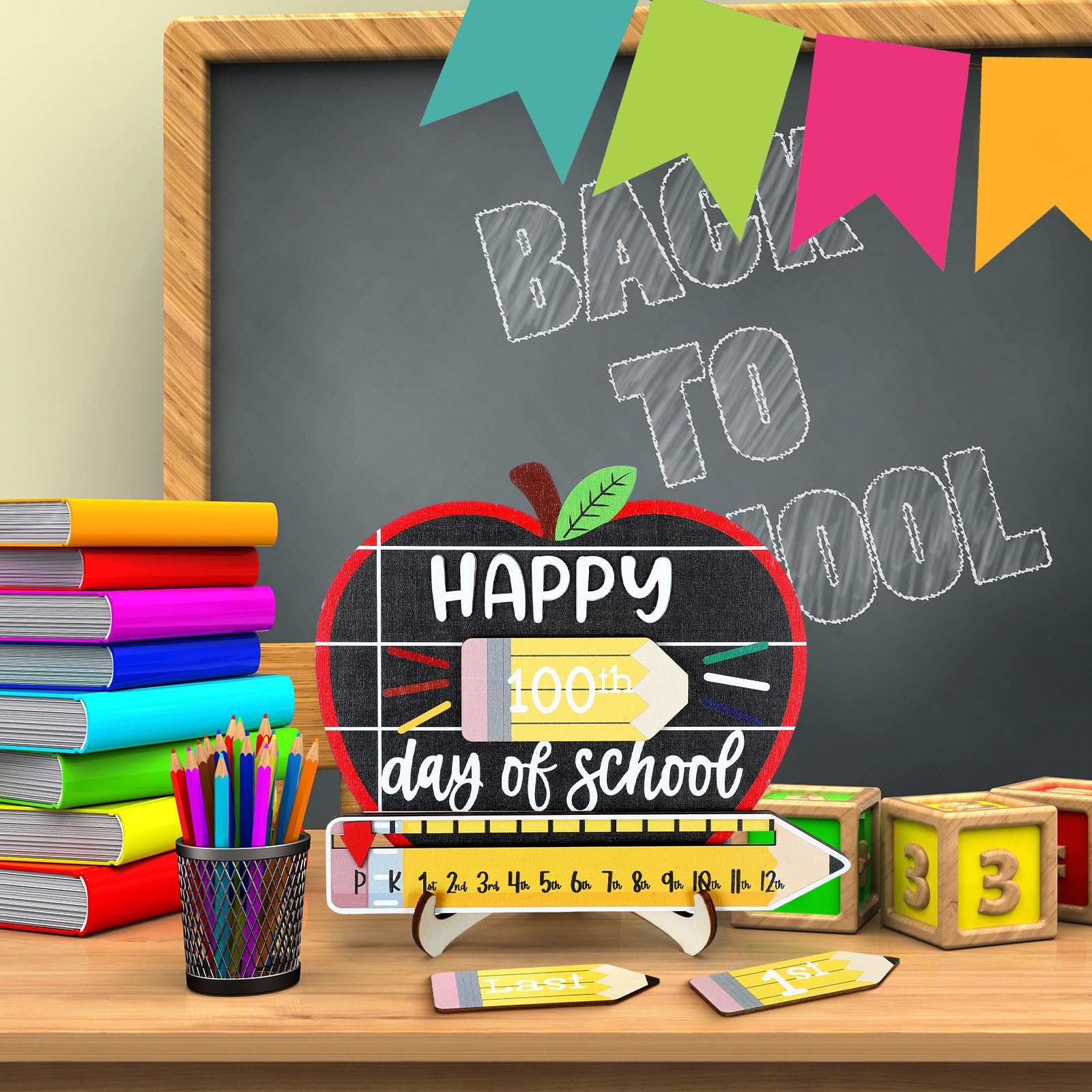 First & Last Day of School Sign Reusable Dry Erase 8" - Back to School Board Gifts Wooden Pencil Style, Cute Pencil Bow Notebook Design for Pre-K Kindergarten Photo Props First Day Last Day Traditions Teachers Parents Essentials Class of 2026 First & Last Day of School Sign Reusable Dry Erase 8" - Back to School Board Gifts Wooden Pencil Style, Cute Pencil Bow Notebook Design for Pre-K Kindergarten Photo Props First Day Last Day Traditions Teachers Parents Essentials Class of 2026