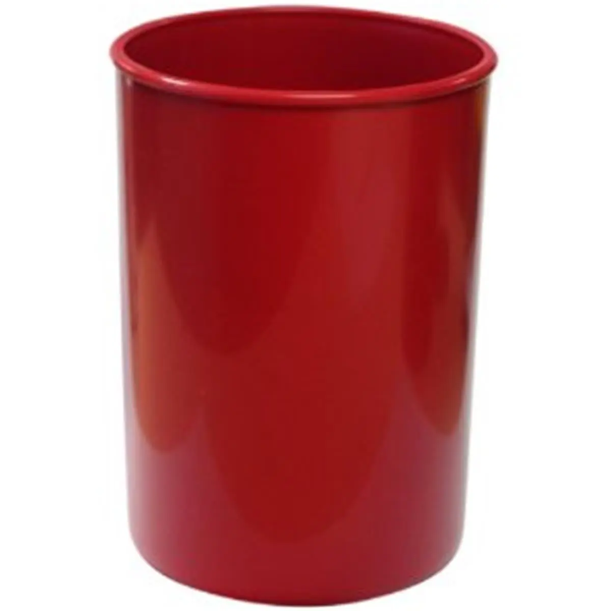 Reston Lloyd Plastic Utensil & Knife Holder - Red Kitchen Storage Organizer for Knives & Kitchen Supplies