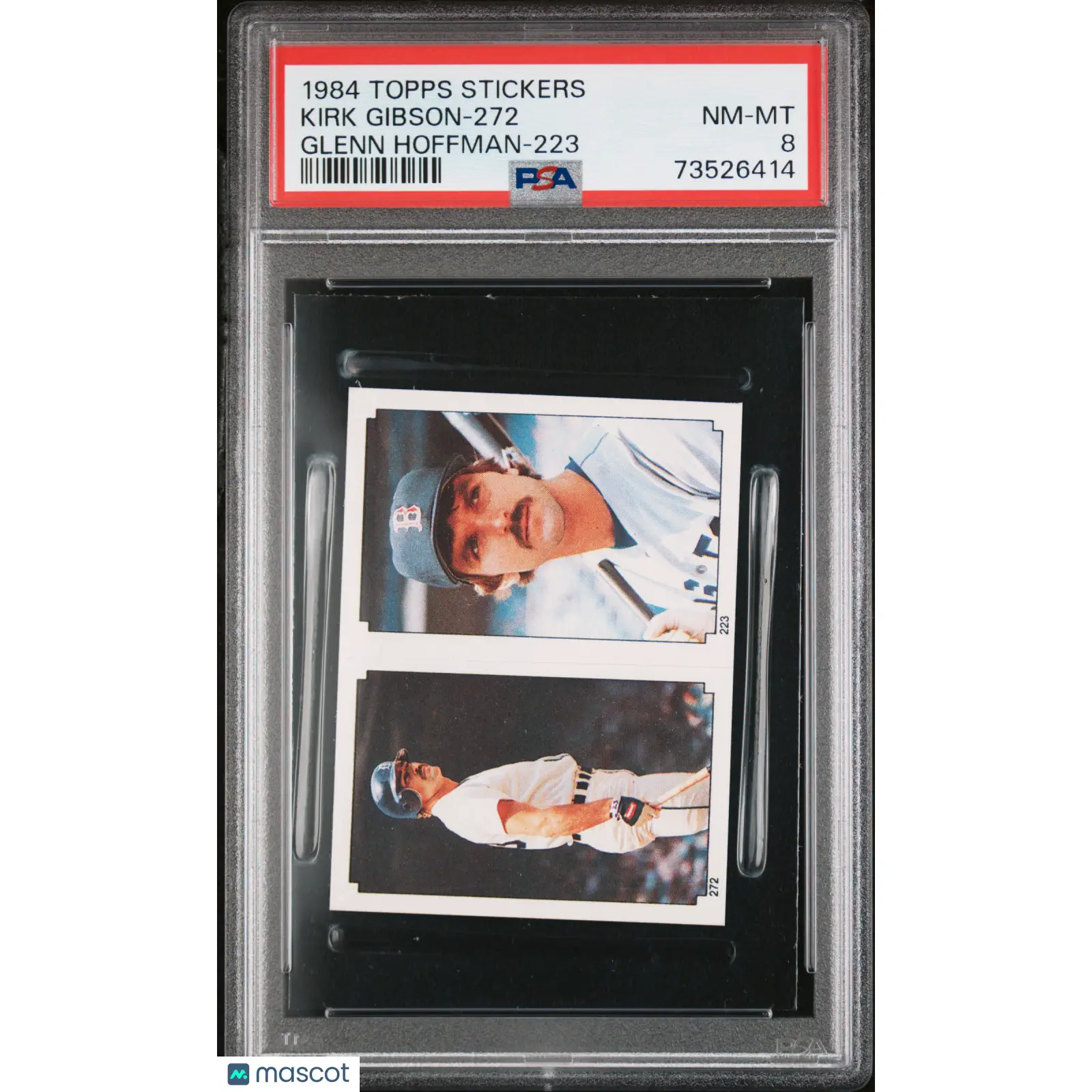 Kirk Gibson-272 PSA 1984 Topps Stickers Baseball 8 73526414