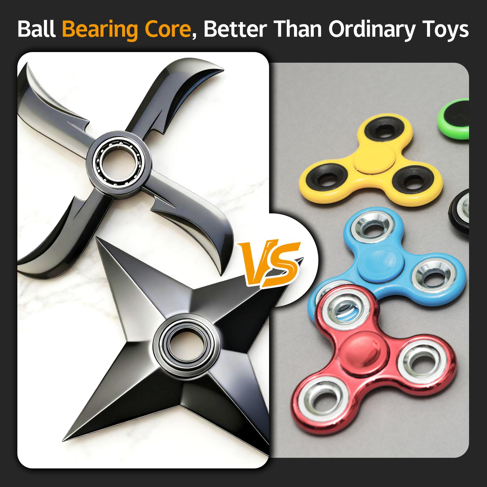 Rotating Fidget Spinner Desk Toy for Stress Relief Smooth Finger Spinner for Anxiety Focus with Naruto Design