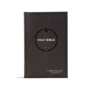 USED-CSB Drill Bible, Gray Leathertouch Over Board by Csb Bibles by Holman (Imitation Leather)