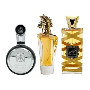 LATTAFA 3 PIC SET FAKHAR, MAHIR & OUD MOOD ELIXIR EAU DE PARFUM 3.4FL.OZ
