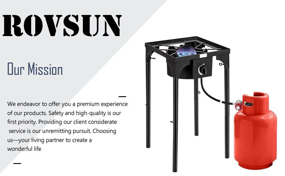 [FLASH SALE] ROVSUN 1-Burner 100000 BTU Outdoor Camping Propane Stove