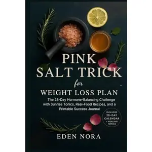 USED-Pink Salt Trick for Weight Loss Plan: The 28-Day Hormone-Balancing Challenge with Sunrise Tonics, Real-Food Recipes, and a Printable Success Journal ... Wellness, Medicinal Plants and Herb's Books) by Eden Nora (Hardcover)