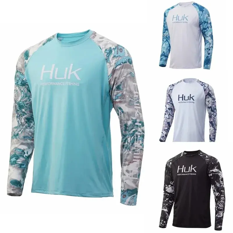 Men's High-Performance Sun Protection Fishing Shirt, UPF 50+, Quick-Drying Camouflage Long-Sleeved T-Shirt with Fishing FL Logo, TikTokshopspringglowup Pro, Sun Protection Shirts casual jacket quick-dry sleeve shirt Outdoor Sports Top Outdoor Wear men