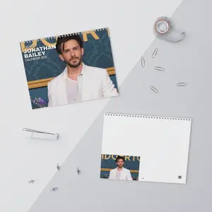 Jonathan Bailey 2026 Wall Calendar, Handsome Actor Photos, Celebrity Fan Gift