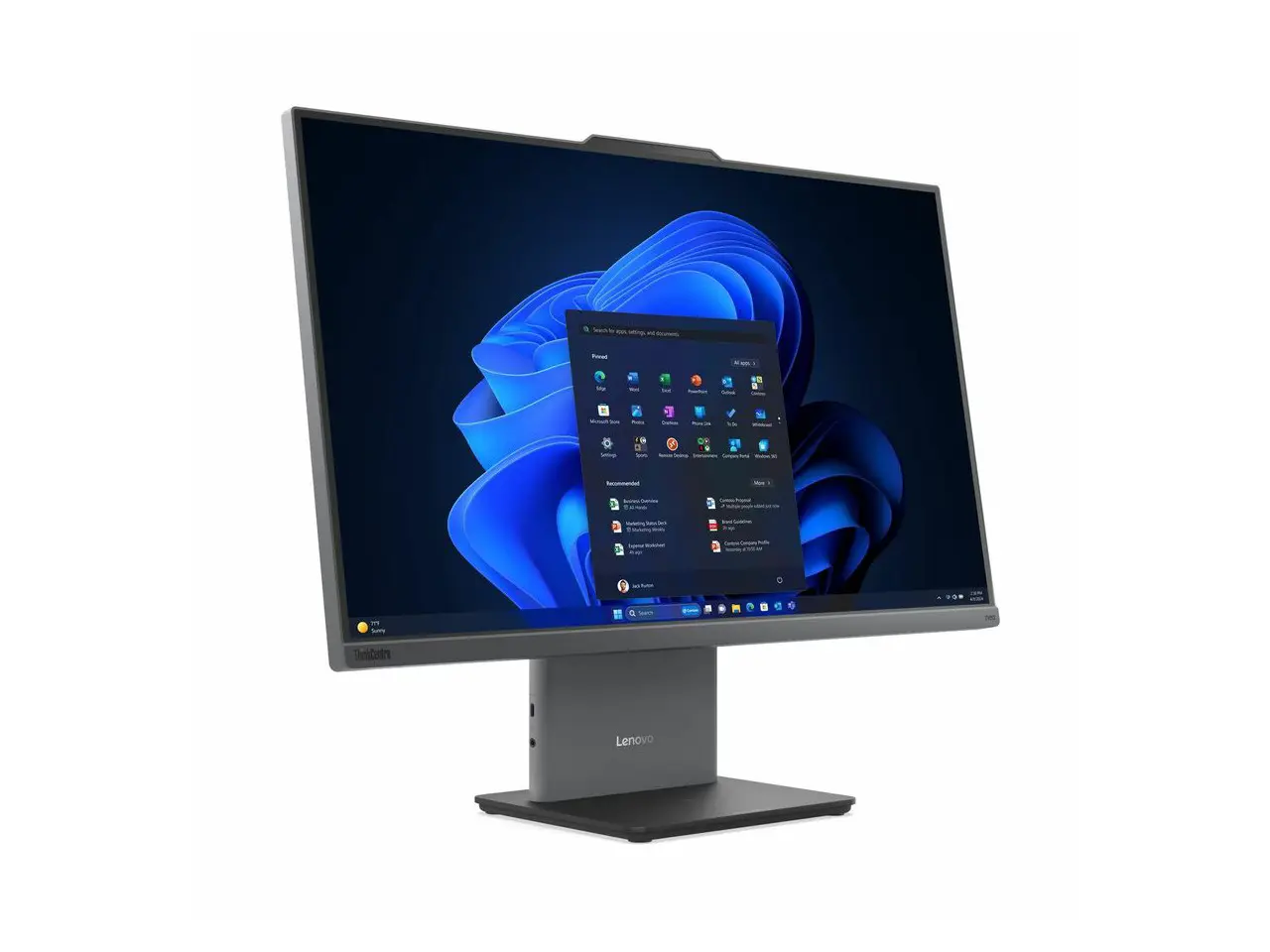 Lenovo ThinkCentre neo 50a 24 Gen 6 LNL 13QH0033US All-in-One Computer - Intel Core Ultra 7  256V - 16 GB - 512 GB SSD - 23.8" Full HD - Luna Gray - Windows 11 Pro - Intel Arc Graphics 140V - Wi-Fi 6E - 90W
