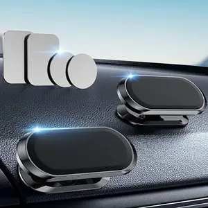 Magnetic Car Phone Holder 3-Pack, Cellphone Car Holder, Strong Magnetic Dashboard Mount, 360° Rotation, Stable Anti-Drop, Universal Fit for All Smartphones