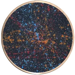 TMS Ultimate Plus Black Splatter | Figure Skating Spinner