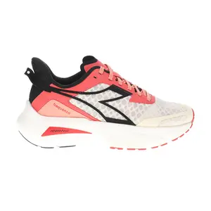 diadora Womens Frequenza Running Sneakers Shoes - Red, White