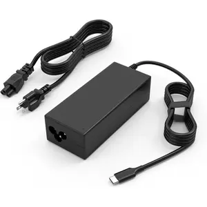45W USB-C Laptop Charger with Type C Port, Fast-Charging Power Adapter for HP Chromebook Computers and Select Compatible Devices