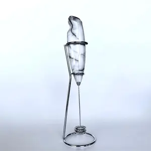 Coffee Milk Foaming Machine with Upgraded Titanium Motor - Handheld Bubbler Electric Whisk, Milk Foam coffee milk
