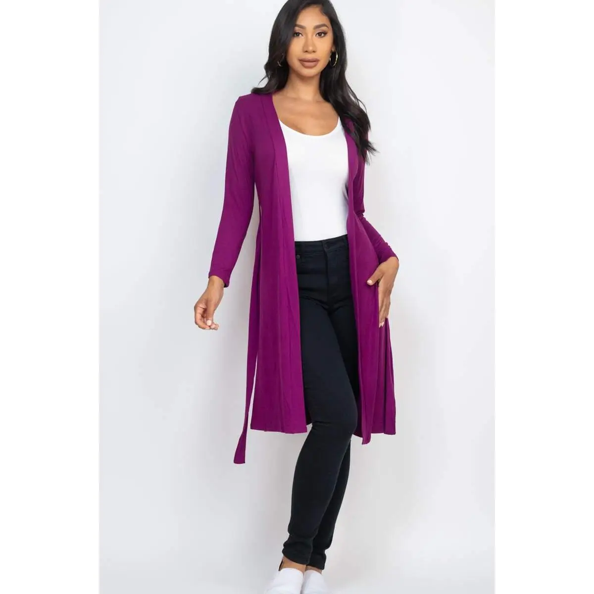 Long Belted Cardigan (CAPELLA)