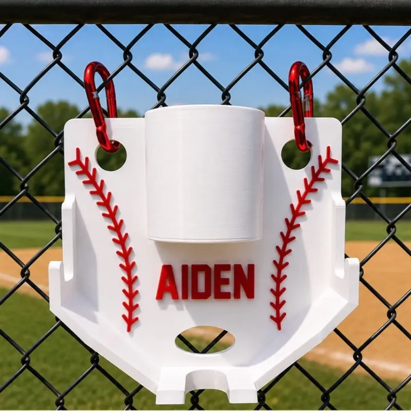 Personalized Baseball & Softball Dugout Organizer | Custom Player Station