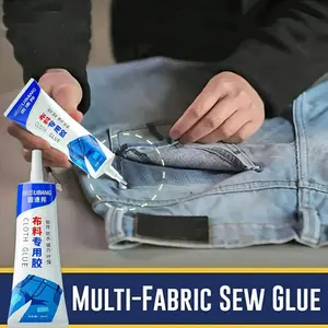 60ML Strong Adhesive Glue, Multi-Functional Fabric Repair Glue, Quick Drying for Clothes Denim Imitated Leather Cloth, Waterproof Adhesive