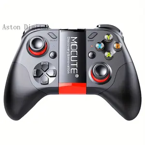 Enhanced Wireless Gaming Controller with Dual Vibration Feedback, Wireless 5. 3, Compatible with Android/iOS/PC/VR - Dual Motor Haptic Feedback, Grip, Compatible with PS5/PS4/PC/VR Games - Ideal Birthday/Holiday Gift for Gamers (Black/Red/Gray/) - Compati