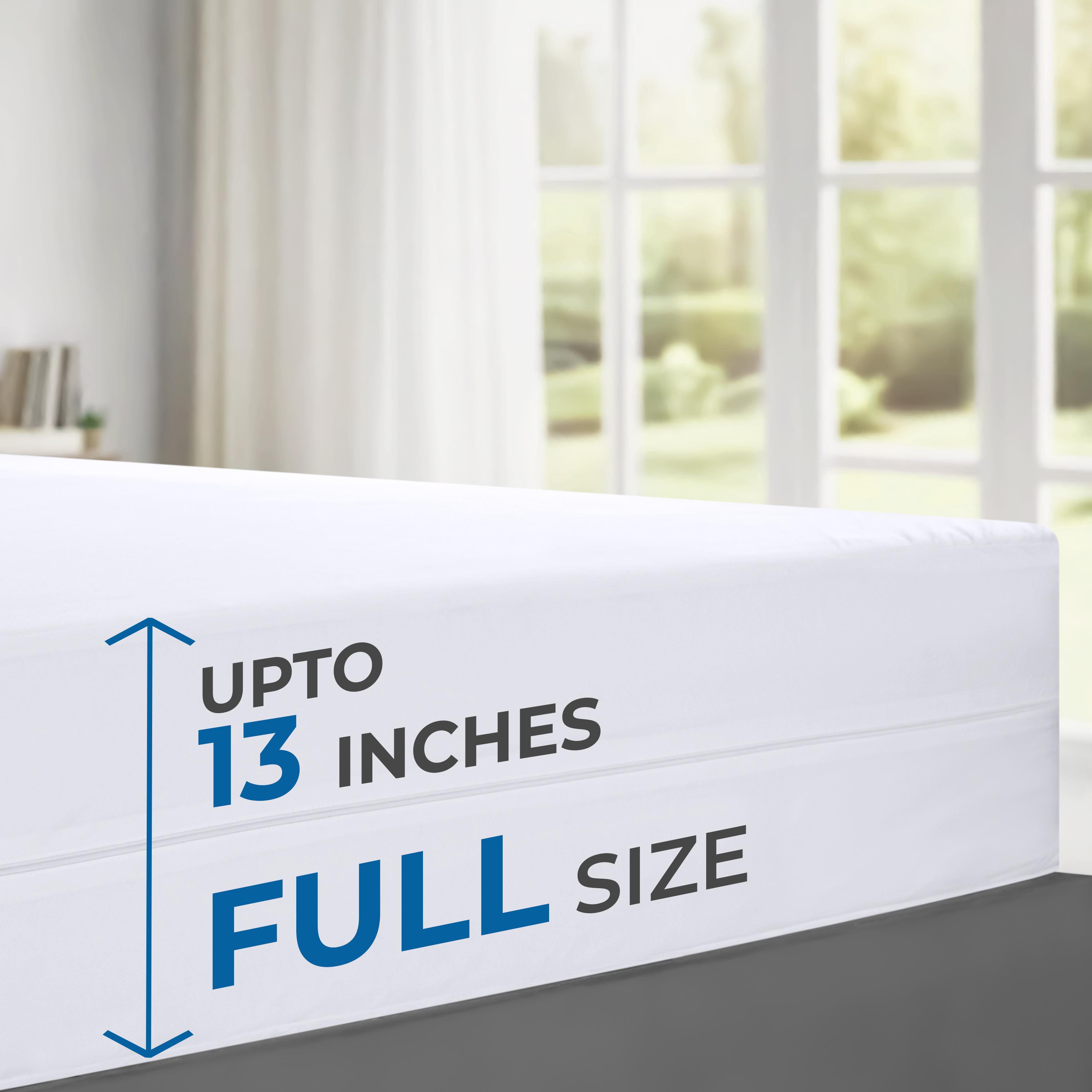 Utopia Bedding Zippered Mattress Encasement Queen | 100% Waterproof & Bed Bug Proof Protector | 6-Sided Cover, Washable & Durable - White (60x80x15) Utopia Bedding Zippered Mattress Encasement Queen | 100% Waterproof & Bed Bug Proof Protector | 6-Sided Cover, Washable & Durable - White (60x80x15)