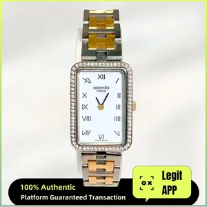 Hermes Vintage Clipper Two-Tone Stainless Steel Quartz Ladies Watch 11939535