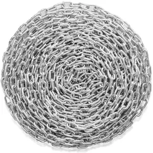 VEVOR Proof Coil Chain, 1/8x 33', 350 lbs Safe Working Load, Zinc Plated Proof Tested Coil Chain with Two Quick Links, Galvanized Carbon Steel Link Chain for Towing, Hanging, Camping, Pet TowingVEVOR Super Brand Day