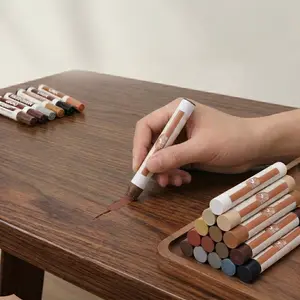 Wood & Vinyl Floor Repair Kit - Complete Wax Filler Sticks for Scratches, Cracks & Holes on Furniture