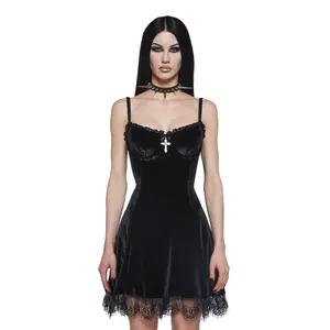 Midnight Blind Faith Velvet Dress