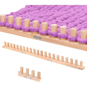 40" Chunky Blanket Loom - Customizable Looms - Size & Chunky Knit Blanket Loom - Beginner-Chunky for Beginners and Home Decoration