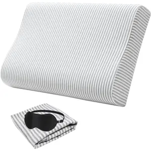 Pillow Cover for Memory Foam Pillow/Latex Pillow/Cervical Pillow,Replacement Pillow Case,Soft Cotton Pillow Protector
