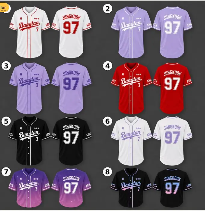2026 World Tour Jersey, Arirang Concert Jersey, Personalized Name and Number Fan Shirt, Music Tour Inspired Baseball Jersey, Matching Friends Concert Shirt, Birthday Gift for Music Lovers