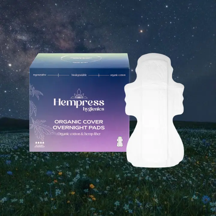 Hempress Organic Overnight Pads