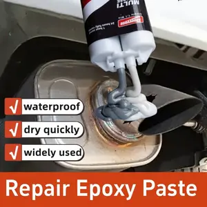 Doeyvose Automotive Adhesives Epoxy Paste Thread Sealant Heavy Duty Auto Body Repair Compound for Cracked Plastic Metal Parts 82g 2.89oz