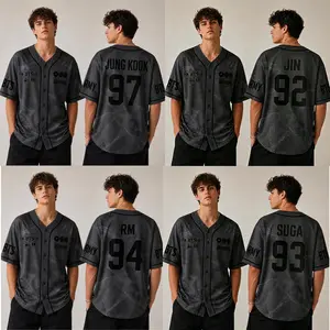 Kpop Baseball Jersey 2026, Personalized Name & Number Shirt, Custom Fan Jersey, Concert Outfit Gift, Korean Pop Style Jersey, Personalized Baseball Shirt, Custom Fan Outfit 2026