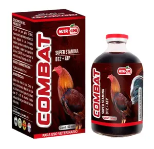 B12-5500 ATP Supplements Booster For Rooster COMBAT 50ml VITAMINA GALLOS, Pollos