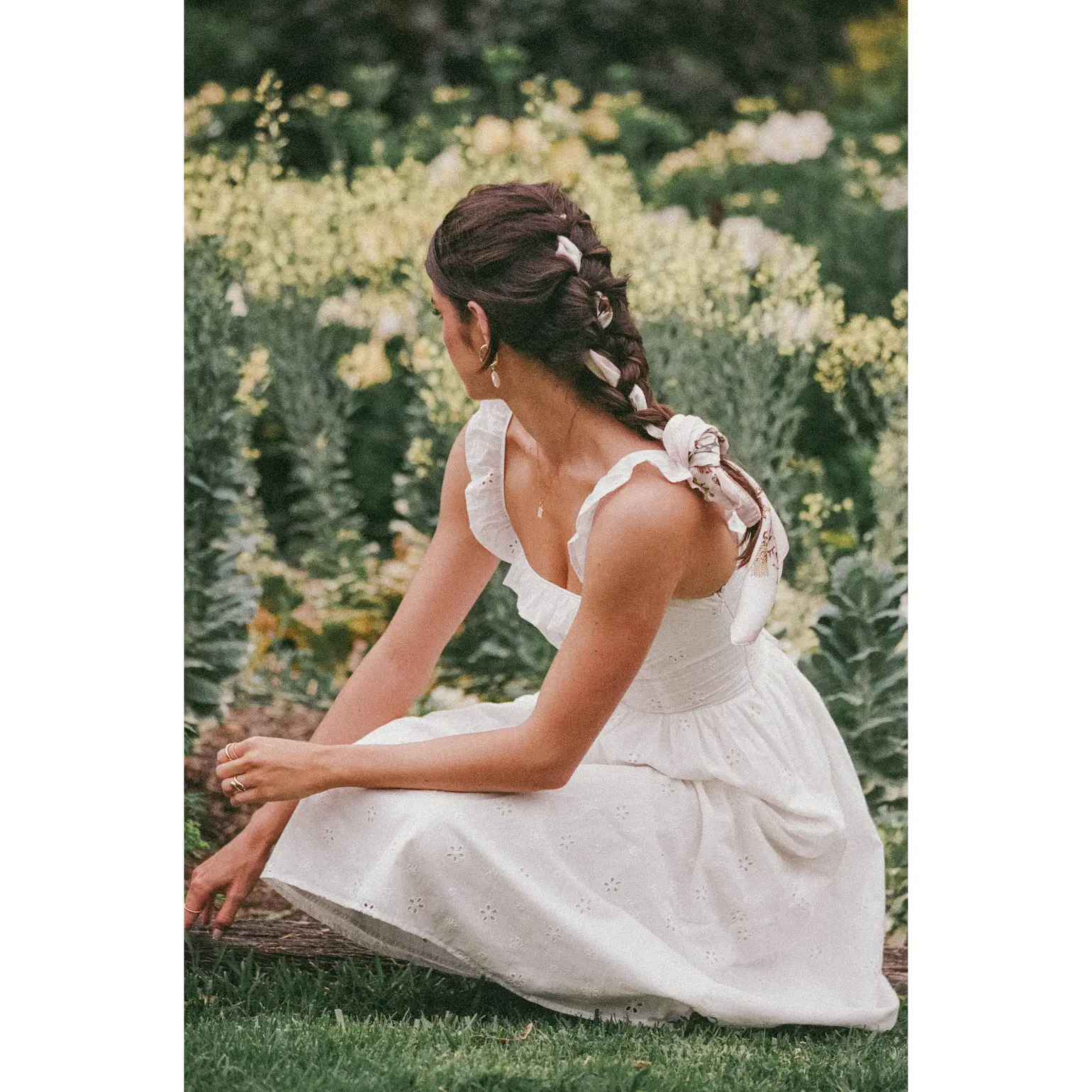 Ruella Midi Dress - White