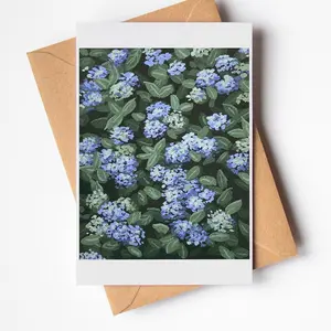 “Hydrangeas” Postcard