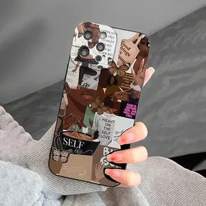 Black Girl Pattern Phone Case, Anti-drop Cellphone Protective Case, Total Protective Shockproof Mobile Phone Cover for IPhone,phone Case Suitable for Iphone 11/12/13/14/15/16/17 Pro Promax Plus Air and Samsung S22/S23/S24/S25 Plus Ultra Fe, Accessories, T