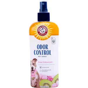 Arm & Hammer Pet Deodorizing Spray 8oz - Strong Dog Fast Odor Removal, Kiwi Blossom Fresh Scent, No Rinse Hypoallergenic Grooming for Dogs & Puppies Sensitive Skin
