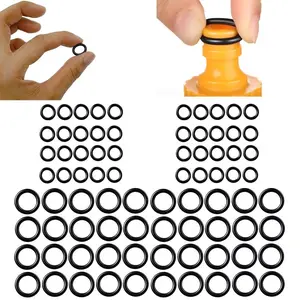 100/200pcs Rubber Pipe Sealing Gaskets, O-Type Rubber Seal Rings, Durable & Leak-Proof, Ideal for Plumbing & Automotive Use