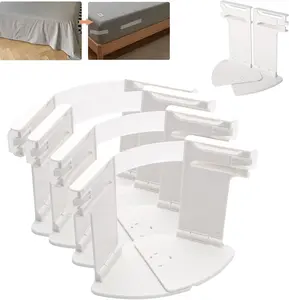 Bed Sheet Holders for Corners Stocking Stuffers for Women - Lock Sheet Holders Keep Sheets Tight,Bed Sheet Rack with Lock Strip Easy to Install for All Mattress Sizes (4PCS)Christmas Gifts for Women Mom Sister Her Best Friend