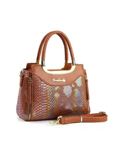 Snake Pattern Women's Handbag, Gradient Multicolor Design Crossbody Bag, Trendy Fashion Women's Shoulder Bag with Adjustable Straps, Available in Multiple Colors, Perfect Mother's Day Gift for Mom, Casual Trendy Purses, Casual Crossbody Bags